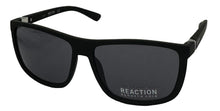 Load image into Gallery viewer, Kenneth Cole Reaction Mens Rectangle Matte Black Sunglass, Smoke Lens KC1317. 2A
