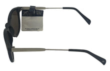 Load image into Gallery viewer, Converse Mens Round Nerd Plastic Black Sunglass, Blue Flash Lens Capitan
