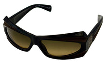 Load image into Gallery viewer, John Galliano Women's Black Rectangle Plastic Sunglasses JG005 1P
