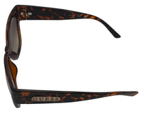 Load image into Gallery viewer, Guess Sunglass Dark Havana Oversized Square, Brown Gradient Lens GF0429. 52F
