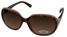 Load image into Gallery viewer, Ellen Tracy Womens Burgundy Demi Plastic Rectangle Sunglass ET556. 2
