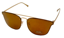 Load image into Gallery viewer, Sting Mens Gold Square Metal Sunglass, Flash Polarized Lens SST 190. 300G
