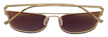 Load image into Gallery viewer, Sting Mens Gold Square Metal Sunglass, Flash Polarized Lens SST 190. 300G
