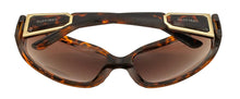 Load image into Gallery viewer, Ellen Tracy Womens Sunglass ET 517 2 Plastic Rectangle Tortoise Gold
