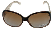 Load image into Gallery viewer, Ellen Tracy Womens Sunglass Plastic Rectangle Ombre Fade Brown Gold. ET 519 3
