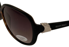Load image into Gallery viewer, Ellen Tracy Women's Sunglass Brown Demi Plastic Rectangle Gradient Lens ET549 1
