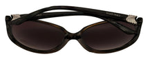 Load image into Gallery viewer, Ellen Tracy Women's Sunglass Brown Demi Plastic Rectangle Gradient Lens ET549 1
