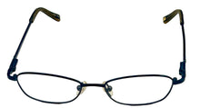 Load image into Gallery viewer, Jones New York Womens Metal Soft Rectangle Eyewear Frame, J132 Teal 47mm
