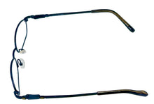 Load image into Gallery viewer, Jones New York Womens Metal Soft Rectangle Eyewear Frame, J132 Teal 47mm
