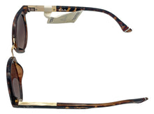 Load image into Gallery viewer, Fila Mens Soft Square Tortoise Gold Sunglass , Brown Gradient Lens SF9280 978
