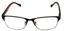 Load image into Gallery viewer, Lucky Womens Ophthalmic Eyeglass Rectangle Stainless Steel D101 Black Metal 53mm
