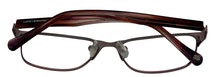 Load image into Gallery viewer, Lucky Womens Ophthalmic Eyeglass Rectangle Stainless Steel D101 Black Metal 53mm
