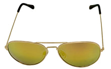 Load image into Gallery viewer, Tony Hawk Mens Sunglass Classic Gold Metal Aviator, Yellow Mirror Lens TH47 3
