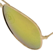 Load image into Gallery viewer, Tony Hawk Mens Sunglass Classic Gold Metal Aviator, Yellow Mirror Lens TH47 3
