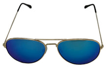 Load image into Gallery viewer, Tony Hawk Mens Sunglass Classic Gold Metal Aviator, Blue Mirror Lens TH47 2
