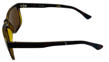 Load image into Gallery viewer, Guess Sunglass Mens Havana Rectangle Plastic Wrap, Brown Lens GF0234. 52E
