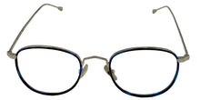 Load image into Gallery viewer, John Varvatos Eyeglasses V370 V/370 Blue/Silver Full Rim Optical Frame 52mm
