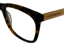 Load image into Gallery viewer, Lucky Brand Mens Soft Square Tortoise Plastic Frame. D203 53mm
