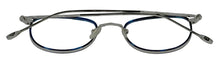 Load image into Gallery viewer, John Varvatos Eyeglasses V370 V/370 Blue/Silver Full Rim Optical Frame 52mm
