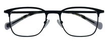 Load image into Gallery viewer, Lucky Mens Ophthalmic Soft Rectangle Black / Metal Frame. D814. 49mm
