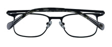 Load image into Gallery viewer, Lucky Mens Ophthalmic Soft Rectangle Black / Metal Frame. D814. 49mm
