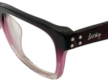 Load image into Gallery viewer, Lucky Brand Mens Eyeglass Rectangle Purple Gradient Plastic Tropic 52mm
