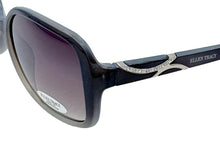 Load image into Gallery viewer, Ellen Tracy Women's Sunglass Blue Grey Fade Plastic Rectangle ET555 1
