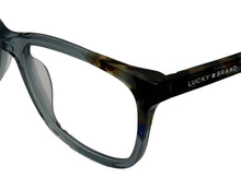 Load image into Gallery viewer, Share Lucky Brand Mens Ophthalmic Eyeglass Square Blue Plastic D220 52mm
