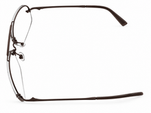 Load image into Gallery viewer, John Varvatos Mens Eyeglass Rimless Rectangle Brown / Metal V102 60mm
