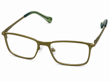 Load image into Gallery viewer, Lucky Brand Mens Green Stainless Steel Rectangle Metal Eyewear VLBD 826 49mm
