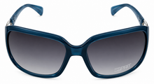 Load image into Gallery viewer, Esprit Womens Sunglass Blue Rectangle Croco Plastic, Gradient Lens 19318 543
