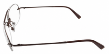 Load image into Gallery viewer, John Varvatos Mens Eyeglass Rimless Rectangle Brown / Metal V102 60mm

