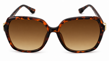 Load image into Gallery viewer, Guess Sunglass Womens Dark Havana Oversized Square Plastic, Gradient GF0425. 52F
