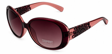 Load image into Gallery viewer, Esprit ET19377 513 Women Violet Wrap Sunglasses Gradient Lens 58-16-134
