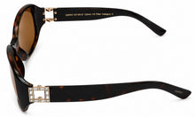 Load image into Gallery viewer, Esprit Women's Sunglasses Plastic Rectangle Brown / Crystal / Brown. ET19315 532
