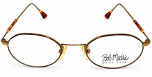 Load image into Gallery viewer, Bob Mackie Antique Gold Tortoise Oval Eyewear Metal Frame, BM 777. 47mm
