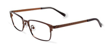 Load image into Gallery viewer, Lucky Brand Mens Ophthalmic Eyeglass Rectangle Brown Metal D802 47mm

