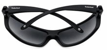 Load image into Gallery viewer, Timberland Sunglass Mens Matte Black Plastic Wrap, Flash Lens TB7191. 2Q
