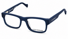 Load image into Gallery viewer, Lucky Big Kids Ophthalmic Rectangle Matte Blue Plastic Frame. D804 46mm
