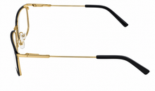 Load image into Gallery viewer, Jones New York Black Mens Metal Rectangle Eyewear Frame, J489. 56mm
