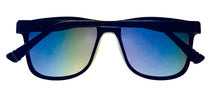 Load image into Gallery viewer, Fila Mens Black Blue Soft Square Sunglass SF9287. 0Z42

