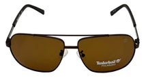 Load image into Gallery viewer, Timberland Men Copper Sunglass Metal Aviator, Brown Polarized Lens TB7161 49H
