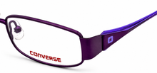 Load image into Gallery viewer, Converse Big Kids Purple Ophthalmic Soft Rectangle Metal Frame K002 47mm
