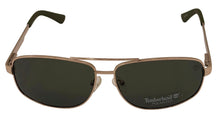 Load image into Gallery viewer, Timberland Mens Sunglass Gold Metal Aviator Green Polarized Lens TB7119 32N
