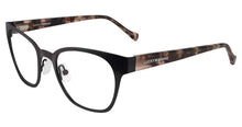 Load image into Gallery viewer, Lucky Mens Stainless Steel Square Metal Eyewear Frame. D106 Black 49mm
