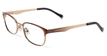 Load image into Gallery viewer, Lucky Brand Big Kids Eyeglass Rectangle Brown Metal D703 46mm
