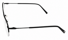 Load image into Gallery viewer, Jones New York Mens Matte Black Rimless Metal Eyewear Aviator Frame. J359. 53mm

