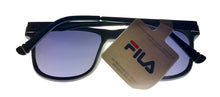 Load image into Gallery viewer, Fila Mens Black Grey Soft Square Sunglass, Smoke Gradient Lens SF9287. Z42Y
