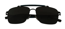 Load image into Gallery viewer, Share Converse Mens Black Metal Square Aviator Sunglass, Smoke Lens SCO 229. 531
