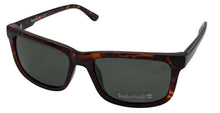 Load image into Gallery viewer, Timberland Men Sunglass Dark Havana Plastic Square, Polarized Lens TB7153 52N
